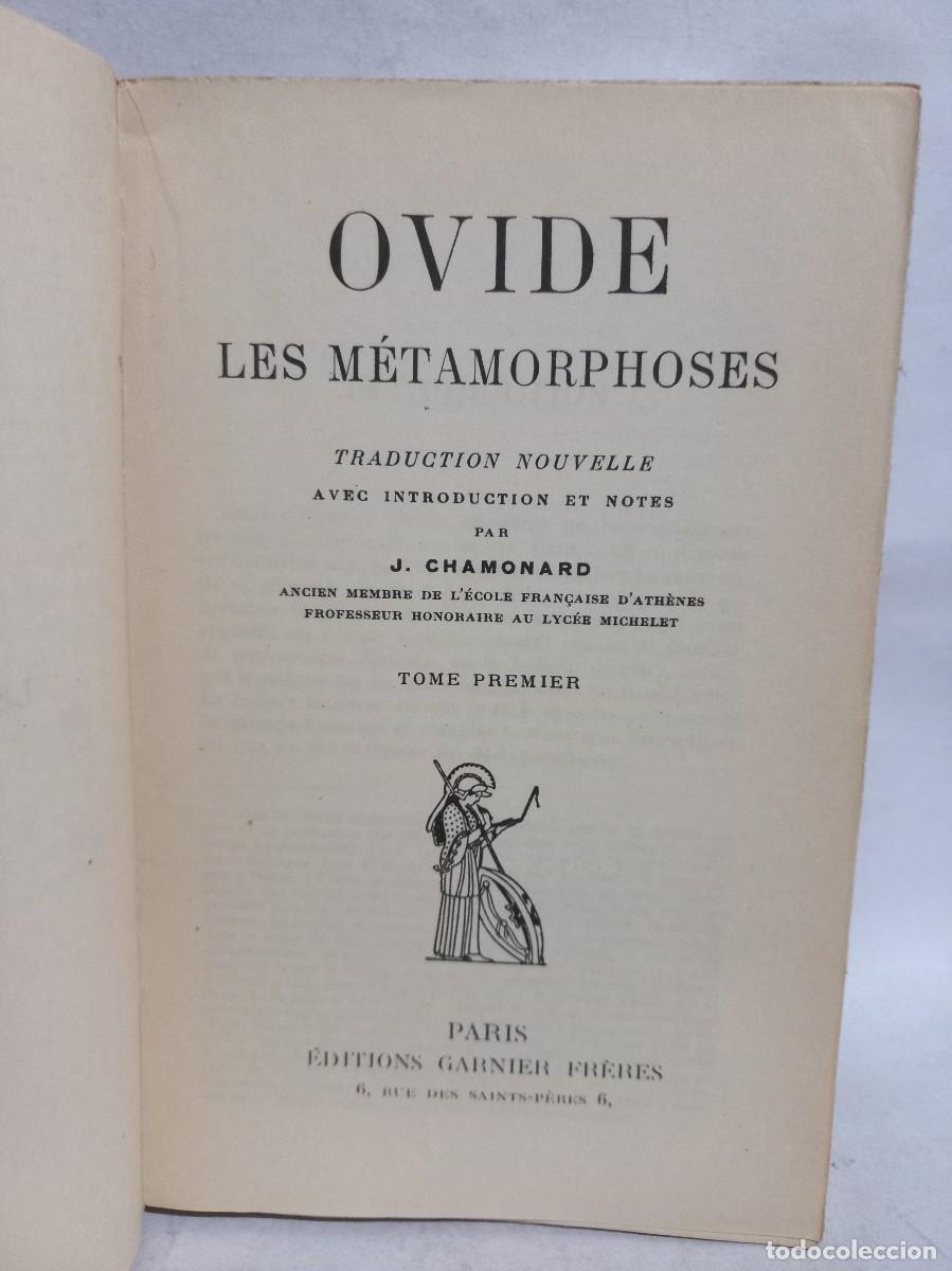 Libros de segunda mano: Ovide - Les M&eacute;tamorphoses - Foto 3