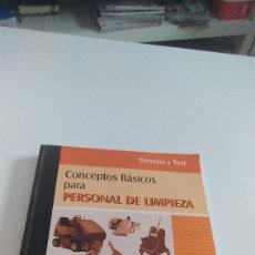 Libros de segunda mano: GG-CAS77 LIBRO CONCEPTOS BASICOS PARA PERSONAL DE LIMPIEZA