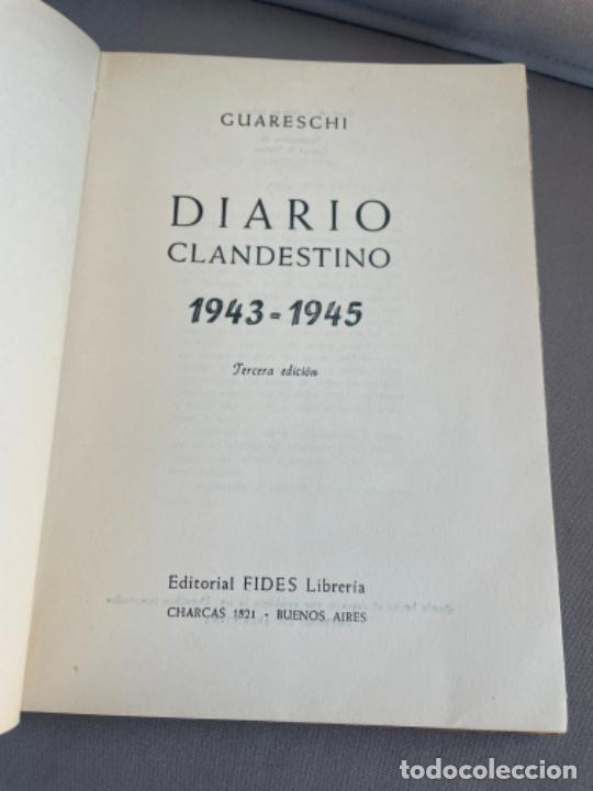 Libros de segunda mano: LIBRO DIARIO CLANDESTINO DE GUARESCHI - Foto 3