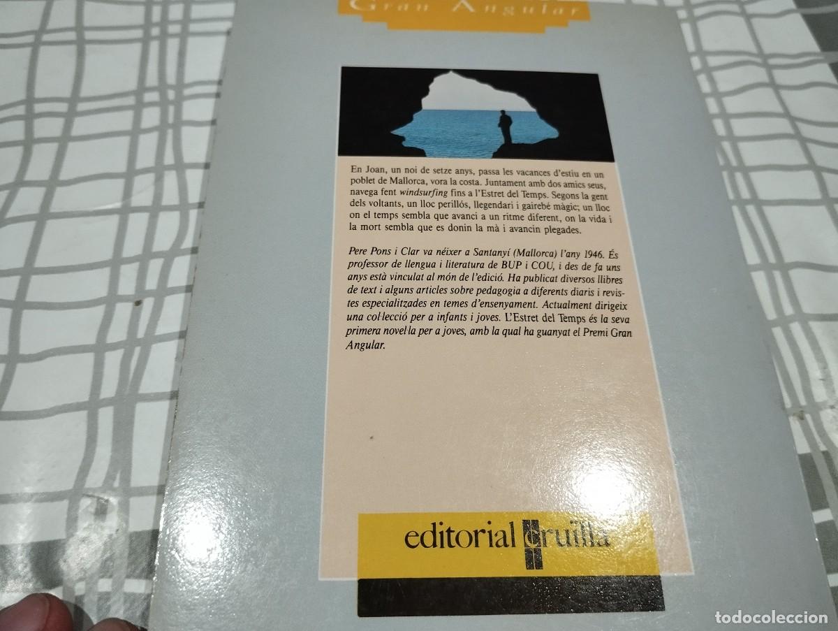 Libros de segunda mano: LESTRET DEL TEMPS PERE PONS I CLAR GRAN ANGULAR 1992 - Foto 3