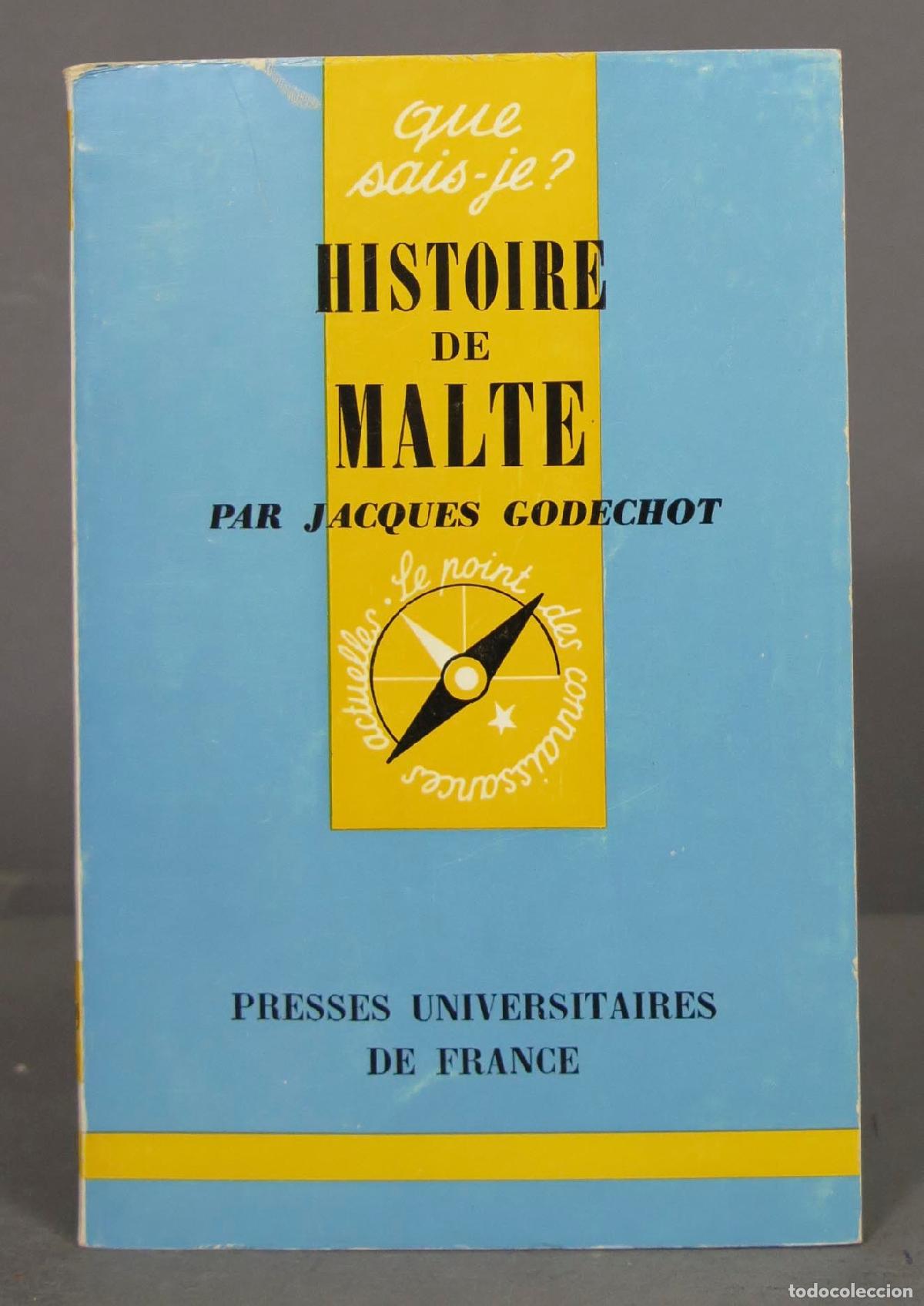 Libros de segunda mano: Histoire de Malte. GODECHOT - Foto 1