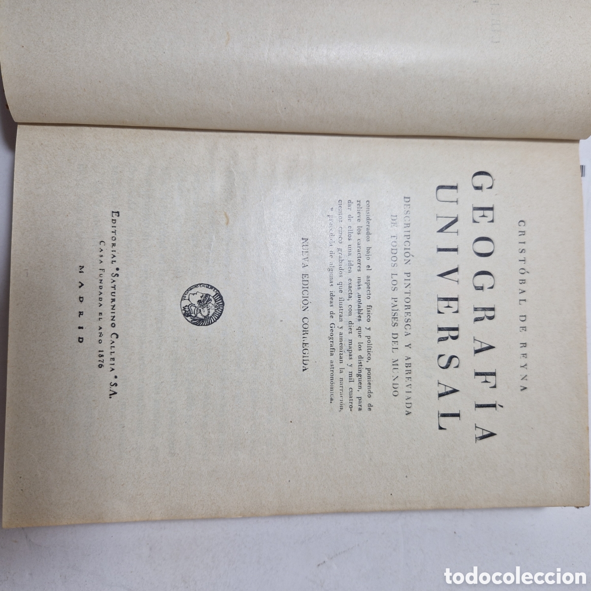 Libros de segunda mano: Libro Geografia Universal Cristobal de Reyna - Foto 2