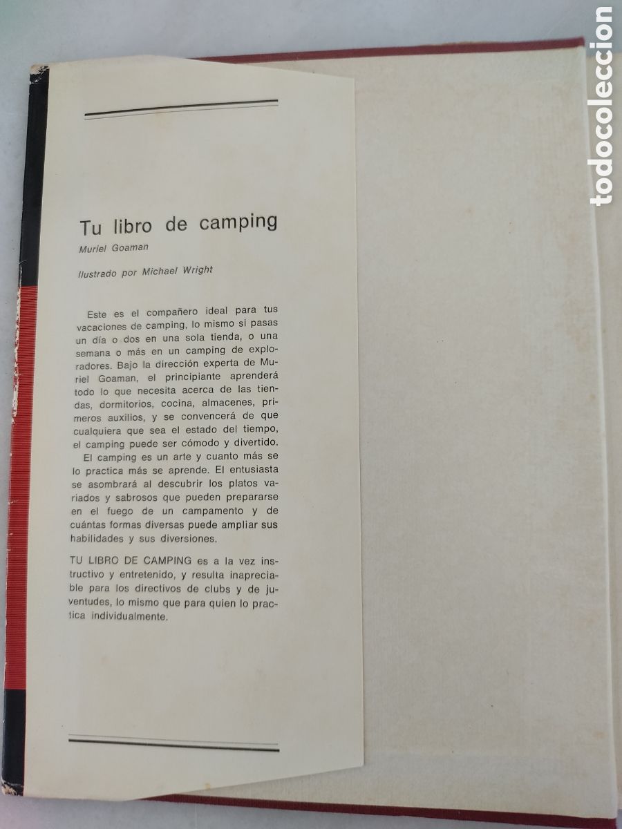 Libros de segunda mano: tu libro de camping Muriel Goaman 1969 - Foto 2