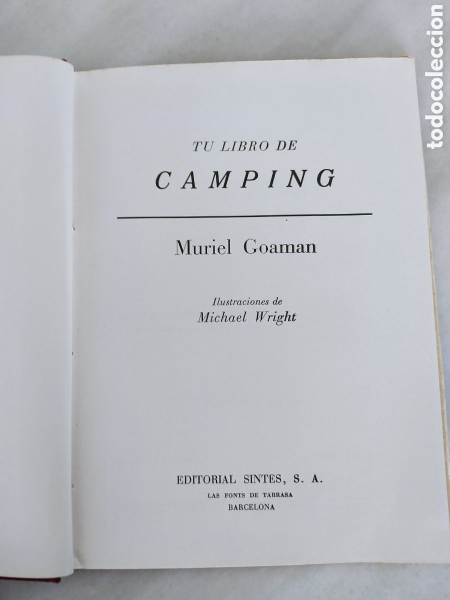 Libros de segunda mano: tu libro de camping Muriel Goaman 1969 - Foto 3
