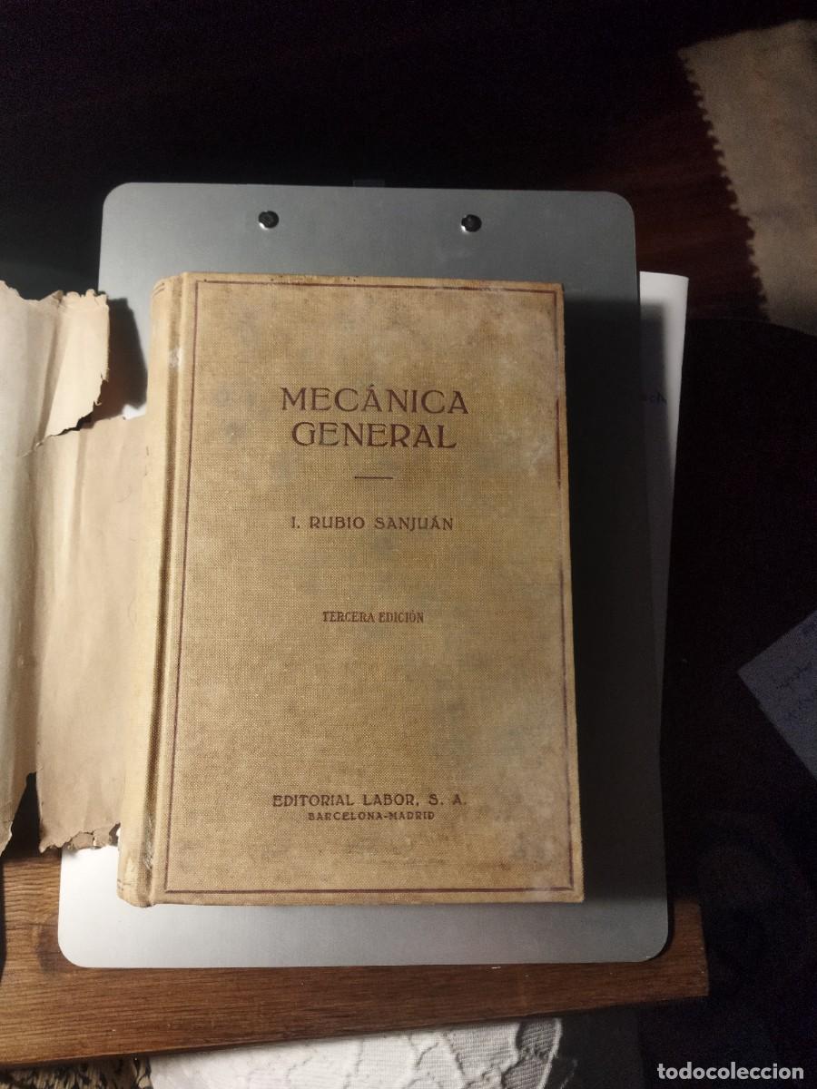 Libros de segunda mano: Mec&aacute;nica general / Rubio SanJu&aacute;n - Foto 2