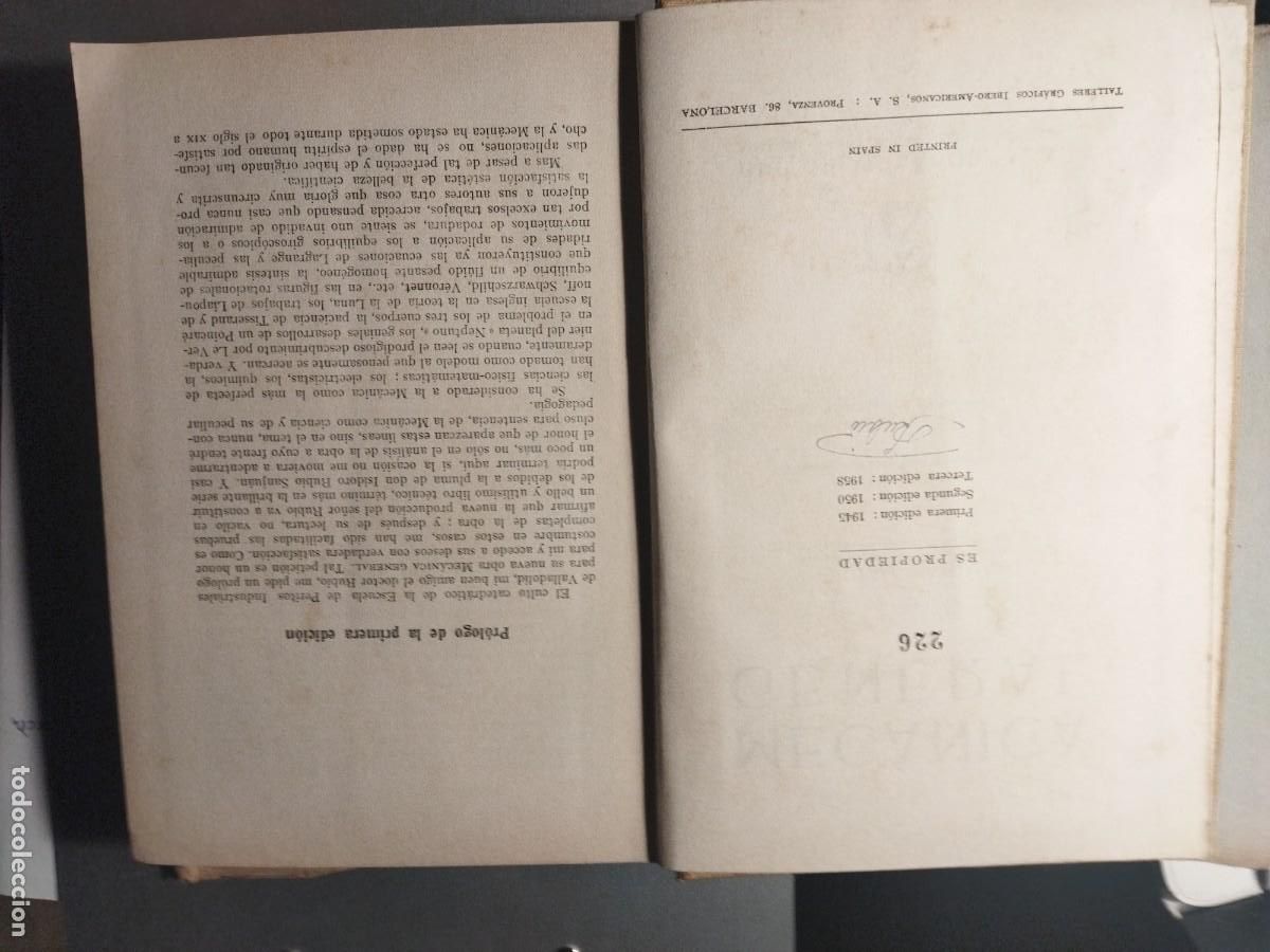 Libros de segunda mano: Mec&aacute;nica general / Rubio SanJu&aacute;n - Foto 4