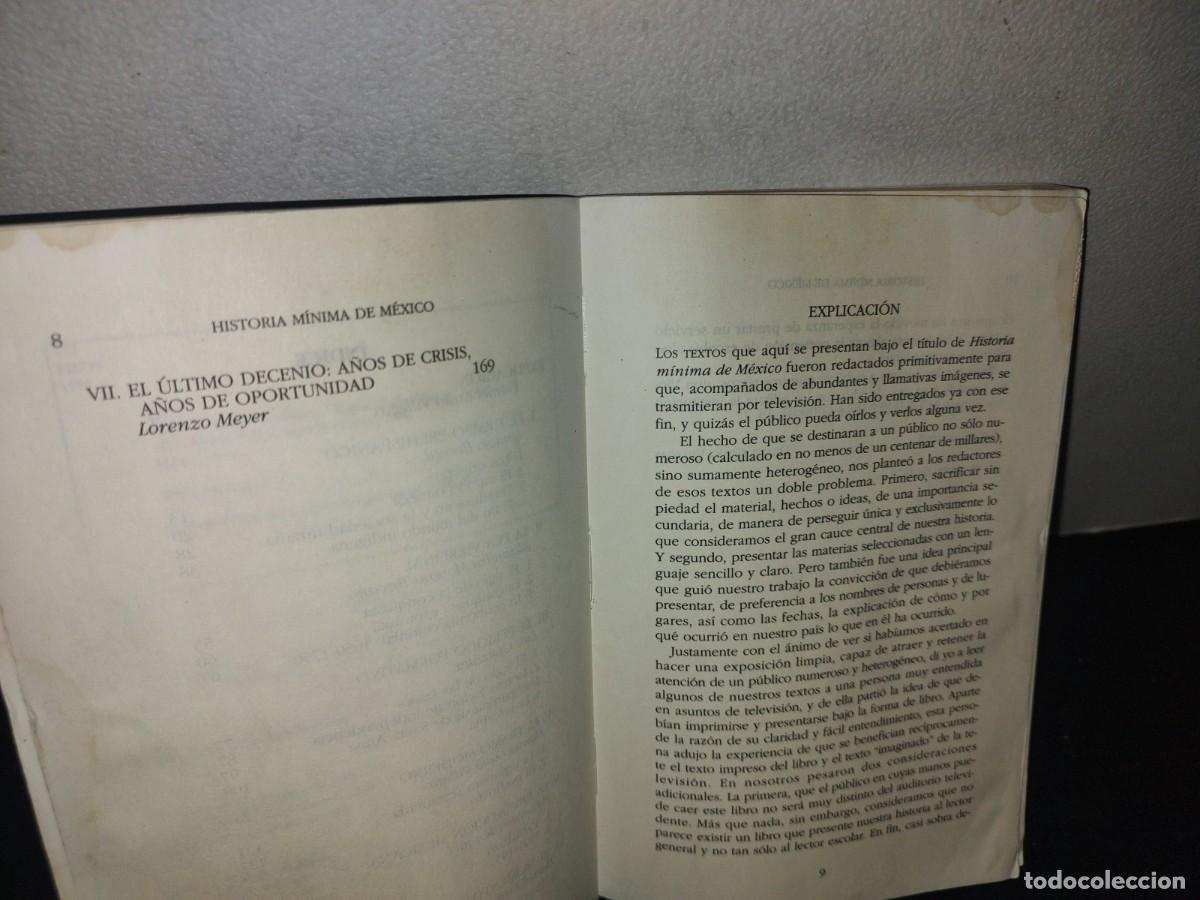 Libros de segunda mano: 175- HISTORIA M&Iacute;NIMA DE M&Eacute;XICO - DANIEL COS&Iacute;O VILLEGAS - Foto 5