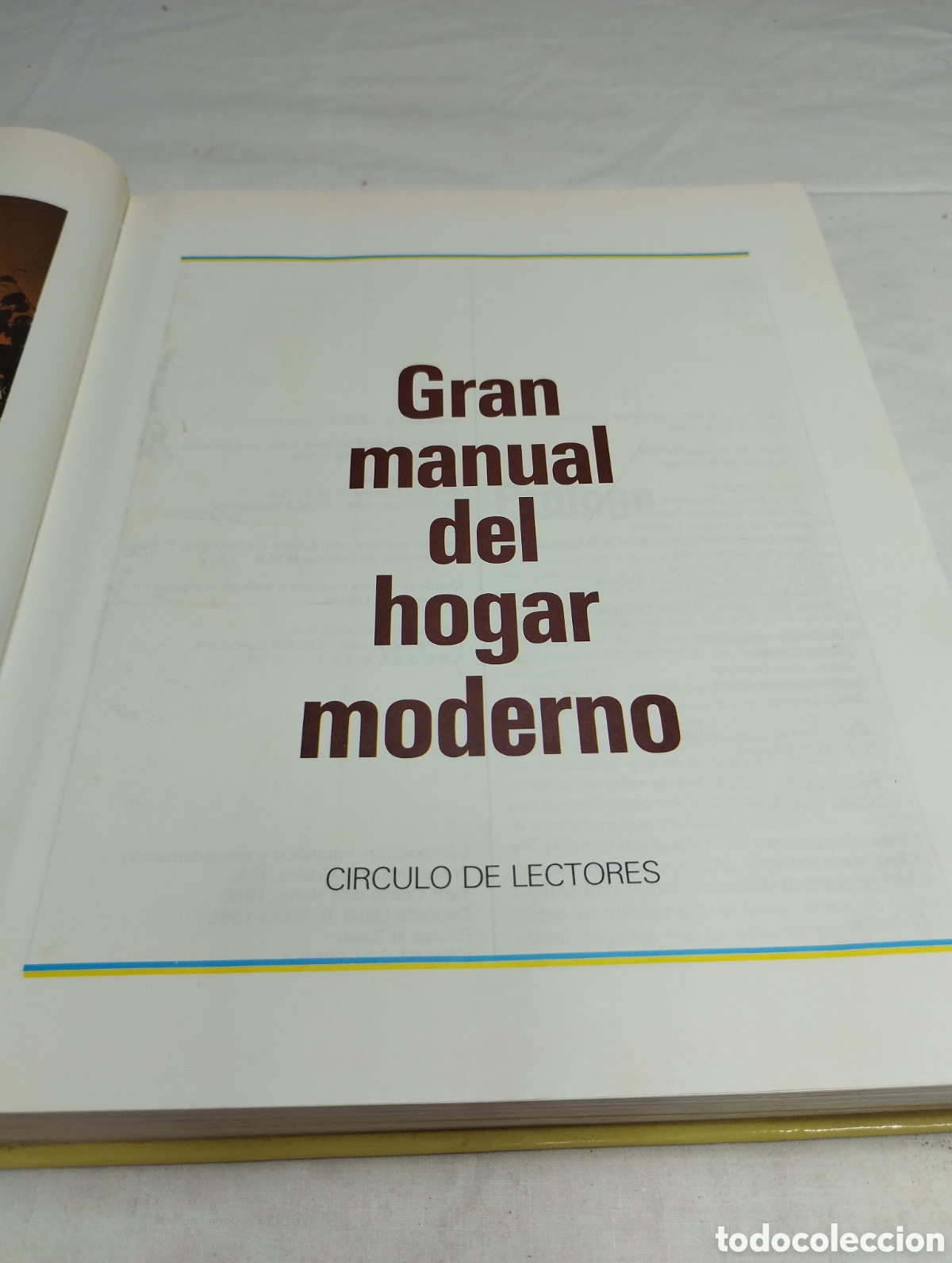 Libros de segunda mano: Gran manual del hogar moderno. Circulo de lectores, 1985 KKB - Foto 3