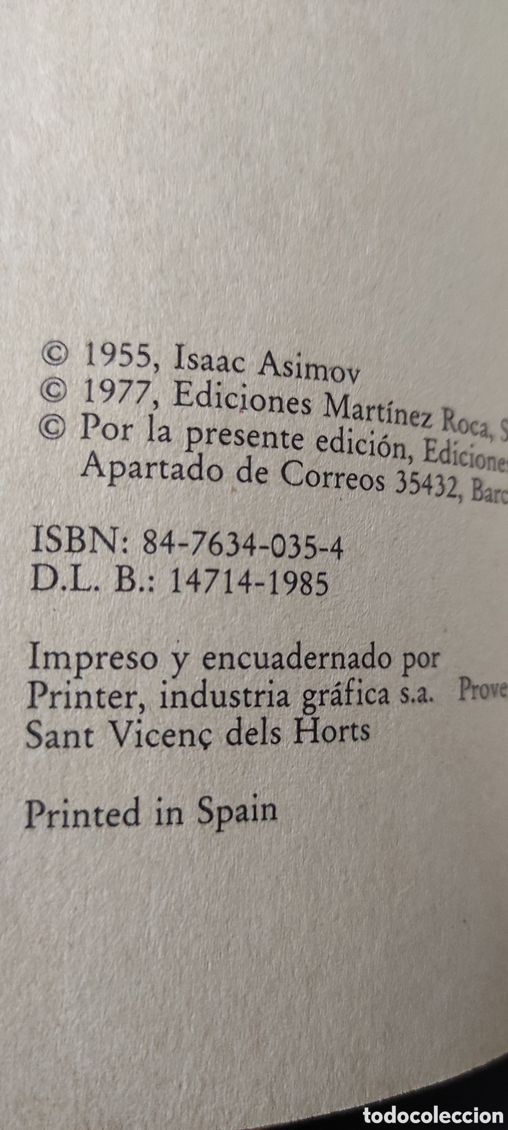 Libros de segunda mano: El fin de la eternidad. Isaac Asimov. Orbis - Foto 6