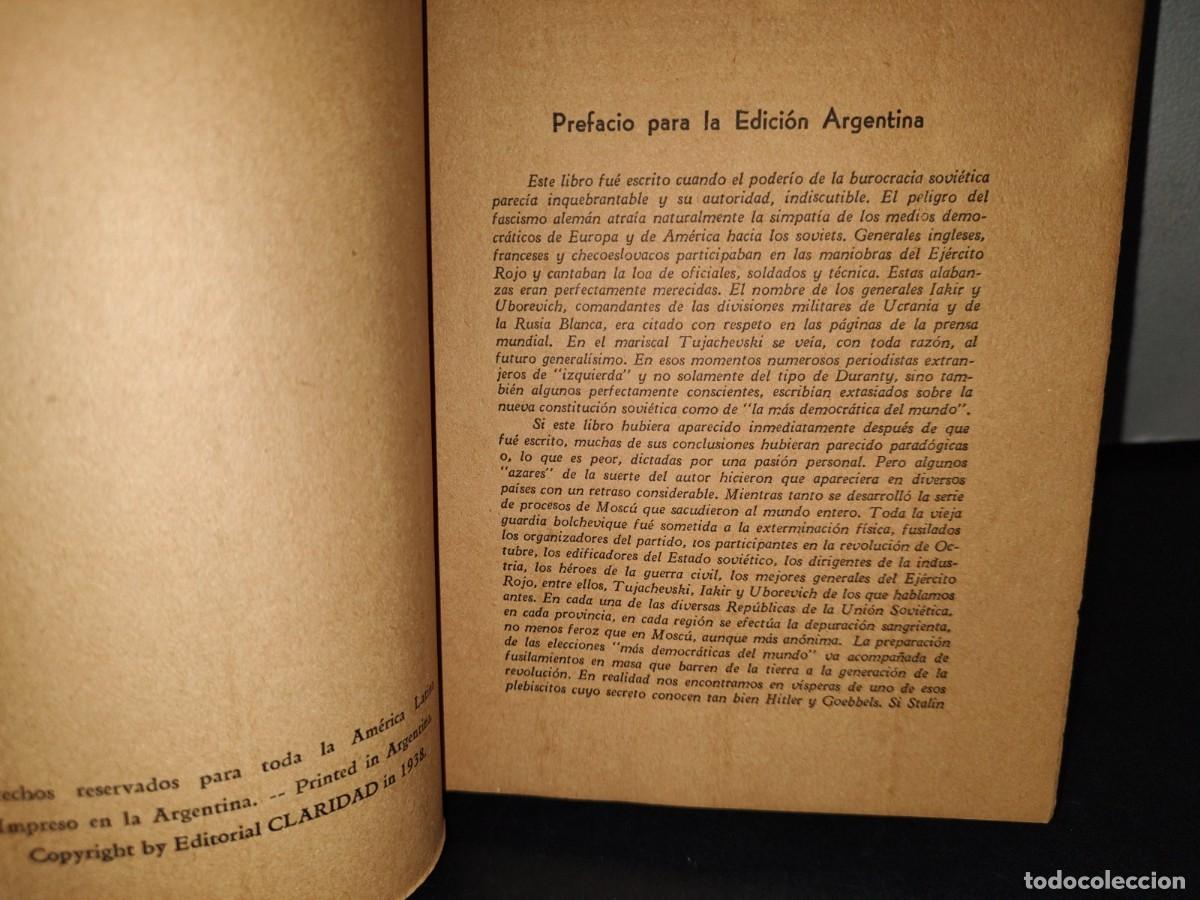 Libros de segunda mano: 43- LA REVOLUCI&Oacute;N TRAICIONADA - LEON TROTSKY - 1938 - Foto 4