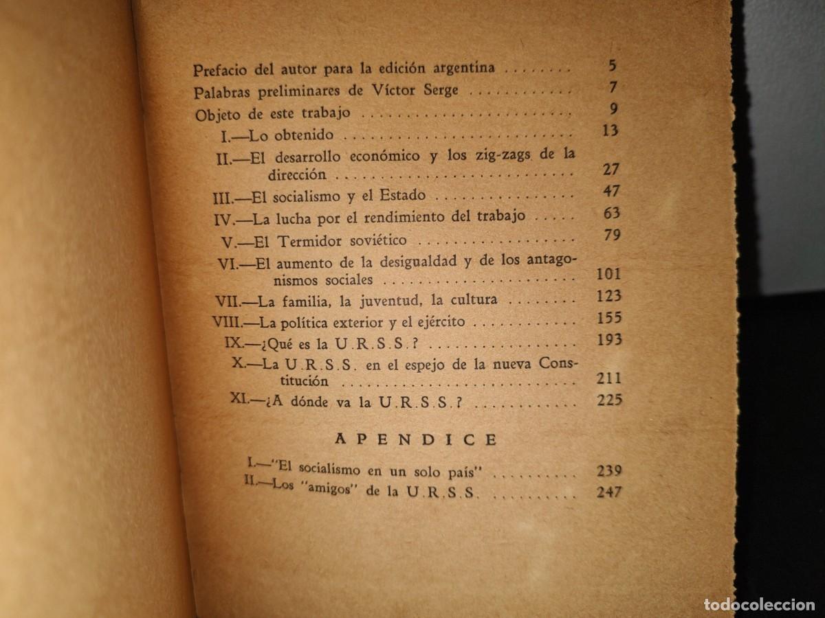 Libros de segunda mano: 43- LA REVOLUCI&Oacute;N TRAICIONADA - LEON TROTSKY - 1938 - Foto 6