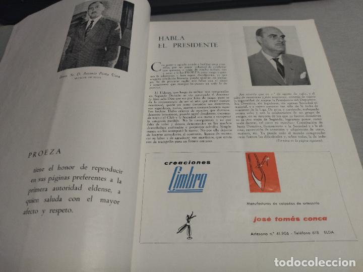 Libros de segunda mano: PROEZA, HOMENAJE AL C. D. ELDENSE &iexcl;&iexcl;&iexcl;CAMPE&Oacute;N!!! / ASCENSO A 2&ordf; DIVISI&Oacute;N... / ALICANTE - ELDA 1963 - Foto 6