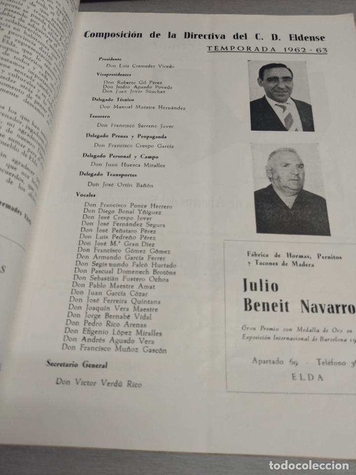 Libros de segunda mano: PROEZA, HOMENAJE AL C. D. ELDENSE &iexcl;&iexcl;&iexcl;CAMPE&Oacute;N!!! / ASCENSO A 2&ordf; DIVISI&Oacute;N... / ALICANTE - ELDA 1963 - Foto 7