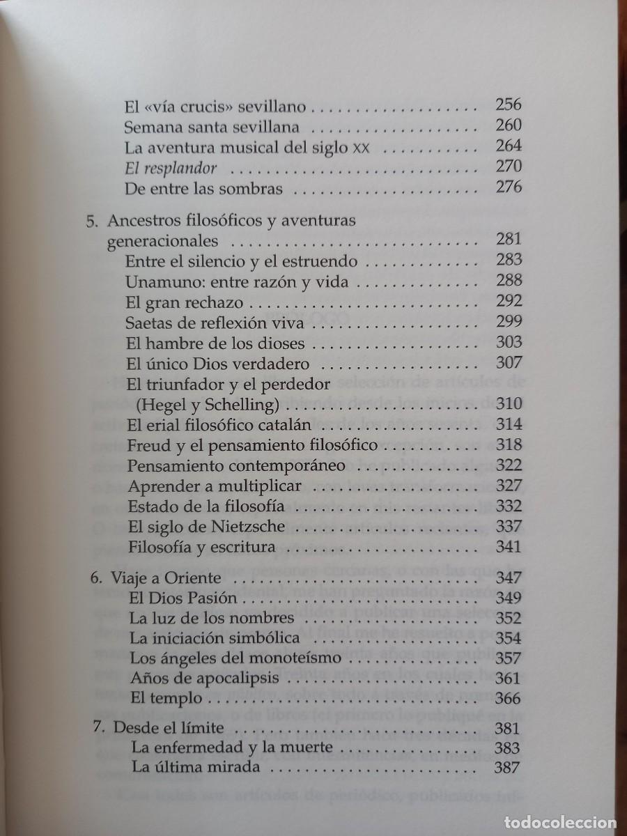 Libros de segunda mano: PENSAR EN P&Uacute;BLICO - EUGENIO TR&Iacute;AS - ED. DESTINO - 2001 - Foto 6