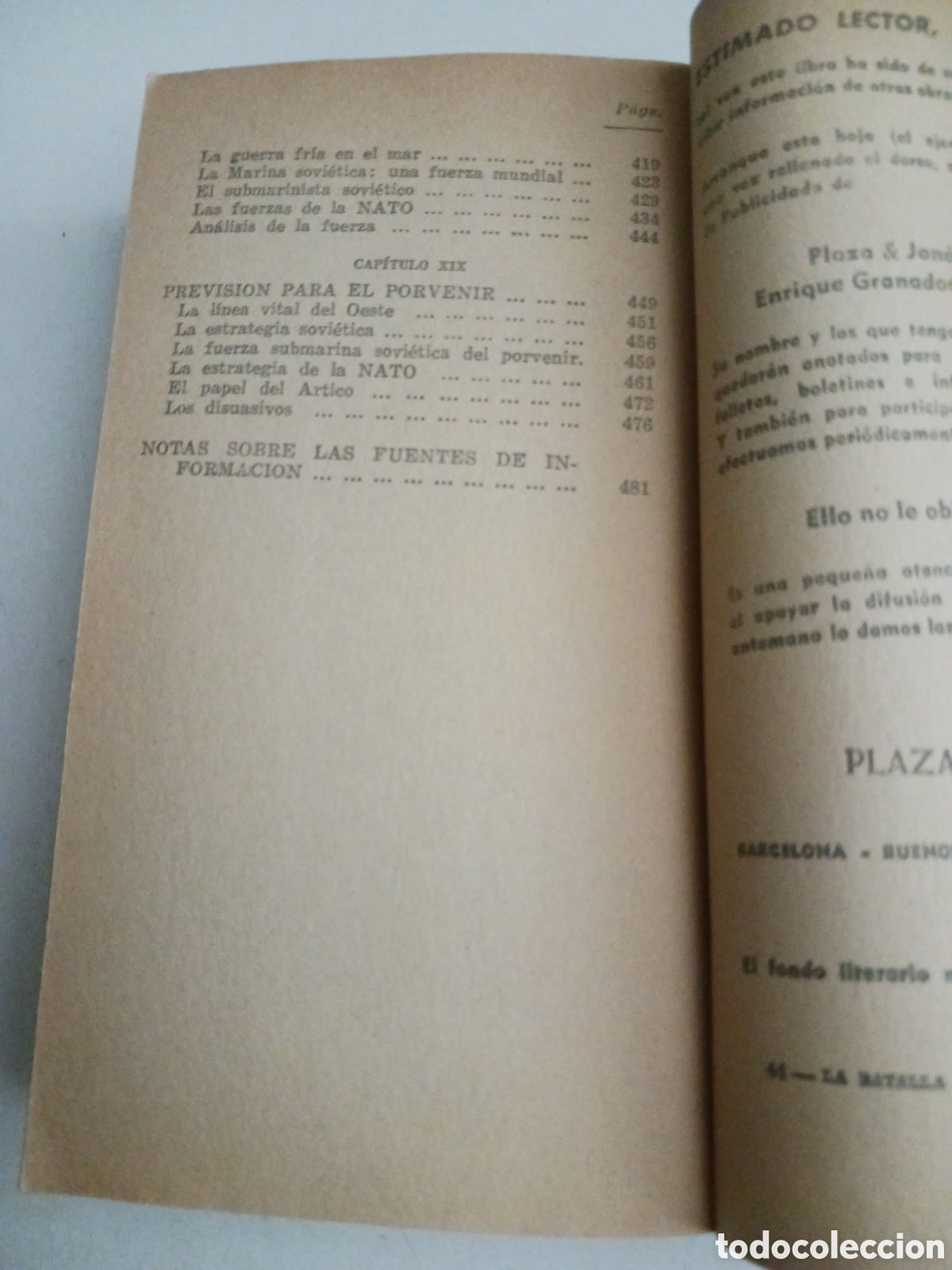 Libros de segunda mano: La batalla por el mar David D. Lewis 1966 - Foto 2
