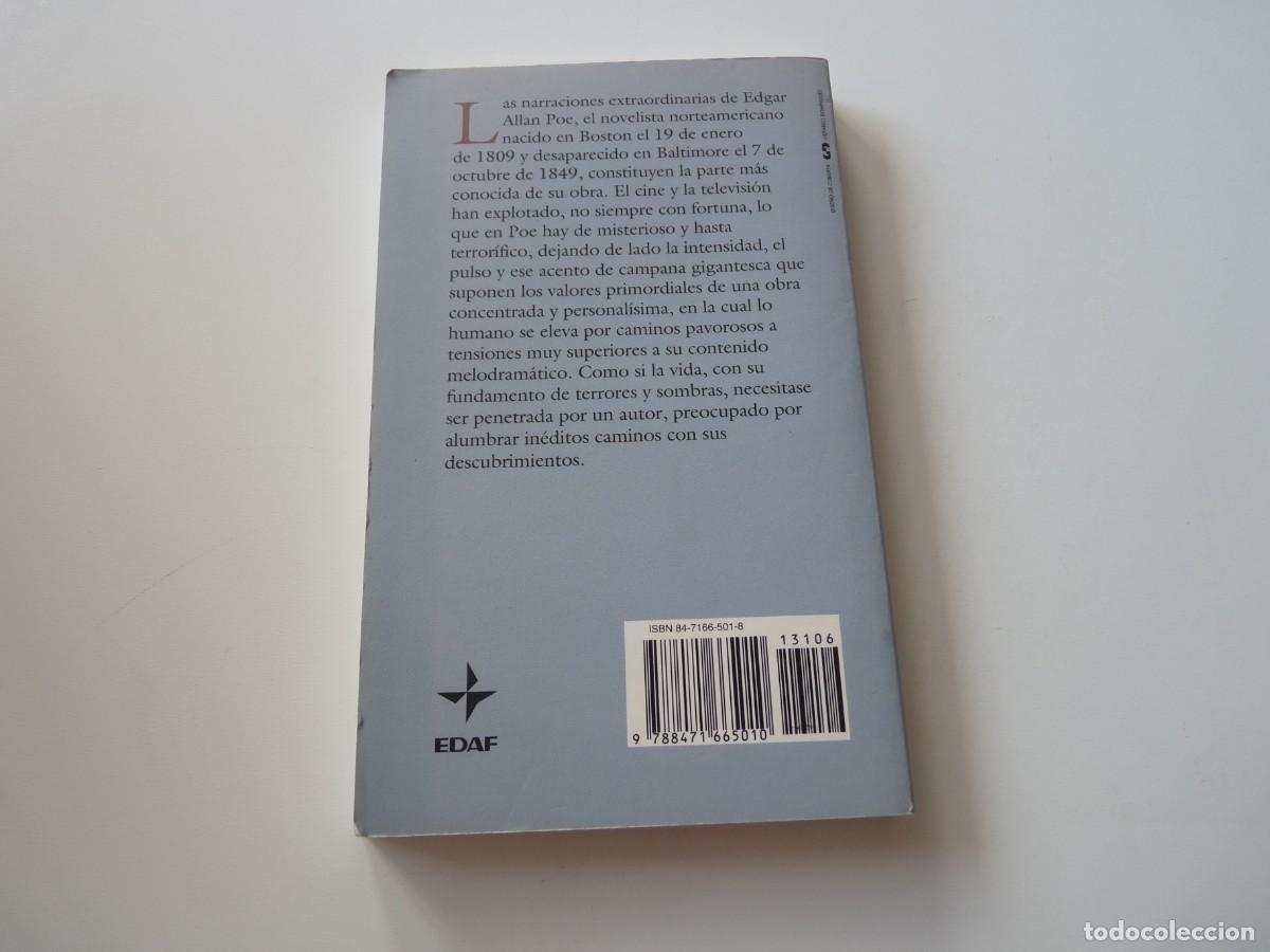 Libros de segunda mano: NARRACIONES EXTRAORDINARIAS de EDGAR ALLAN POE REF: C12 - Foto 2