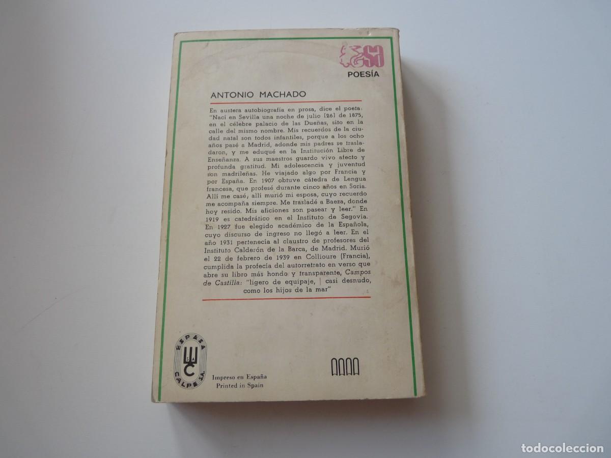 Libros de segunda mano: POES&Iacute;AS COMPLETAS de ANTONIO MACHADO REF: C12 - Foto 2