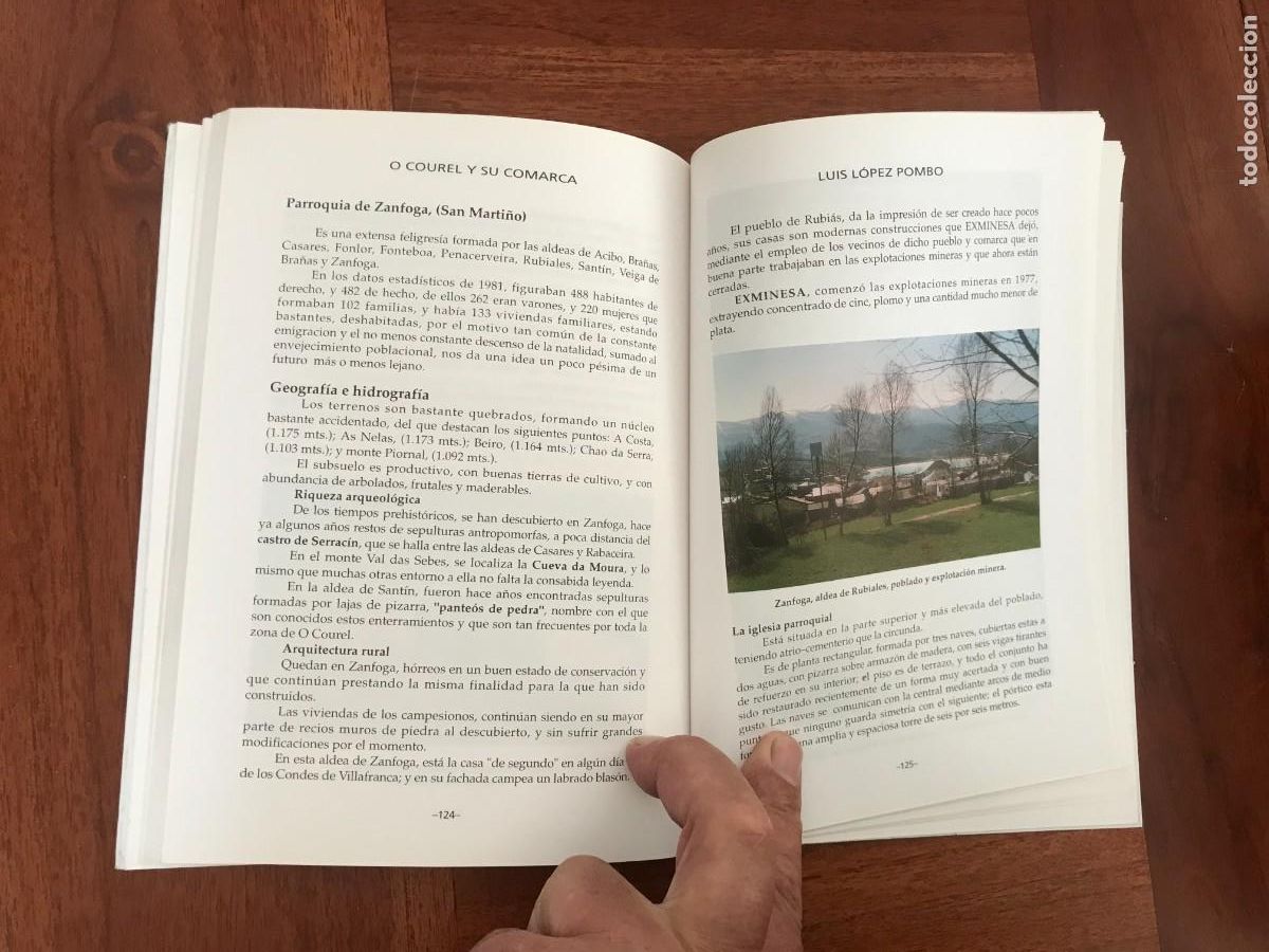 Libros de segunda mano: Luis L&oacute;pez Pombo. O Courel y su Comarca. Lugo, Galicia. - Foto 2
