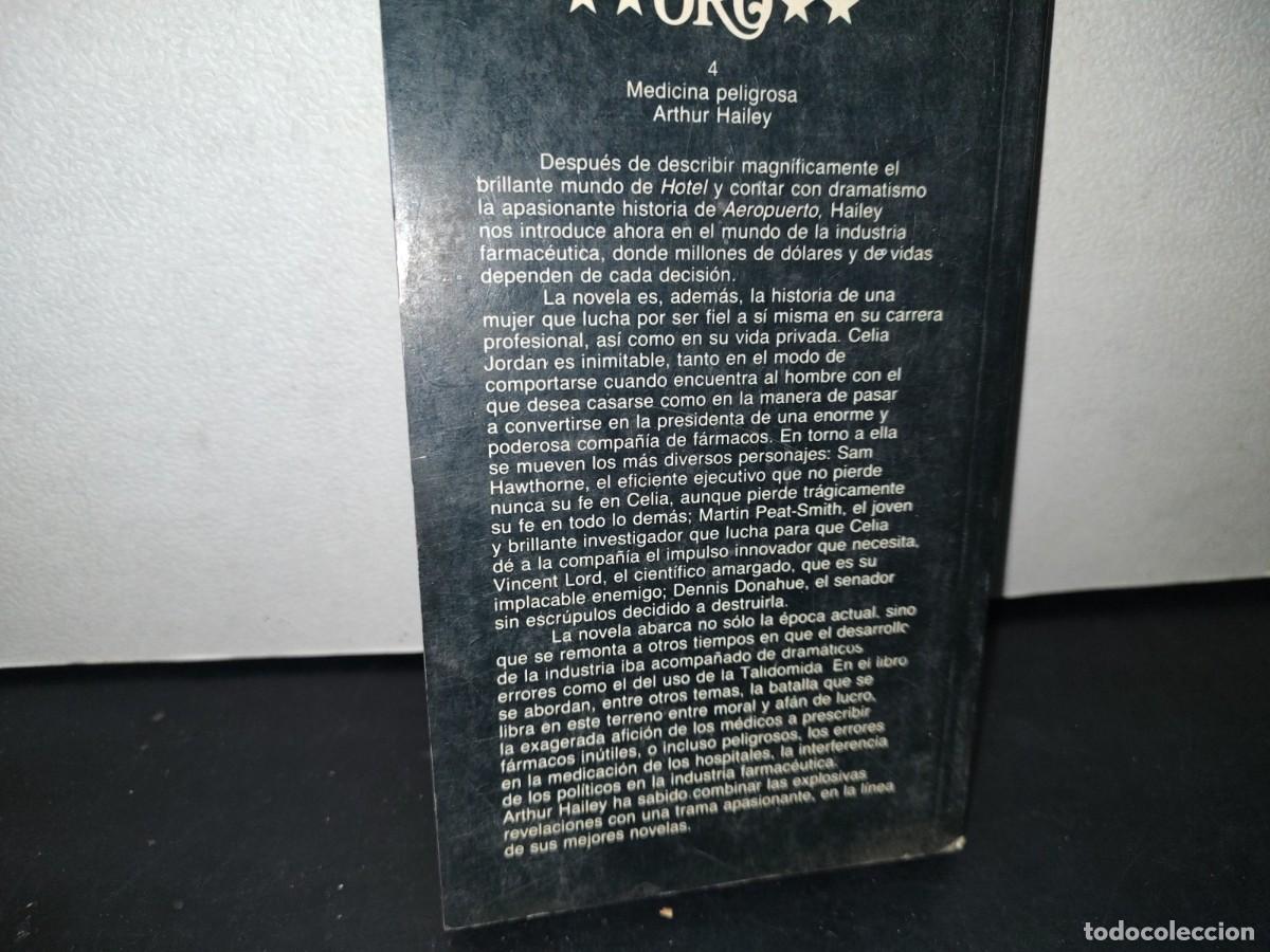 Libros de segunda mano: 45- MEDICINA PELIGROSA - ARTHUR HAILEY - Foto 3