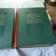 Libros de segunda mano: ANTOLOGIA GENERAL DE LA LITERATURA ESPAÑOLA.POR ANGEL DEL RIO.REVISTA DE OCCIDENTE MADRID 1954.2 TOM