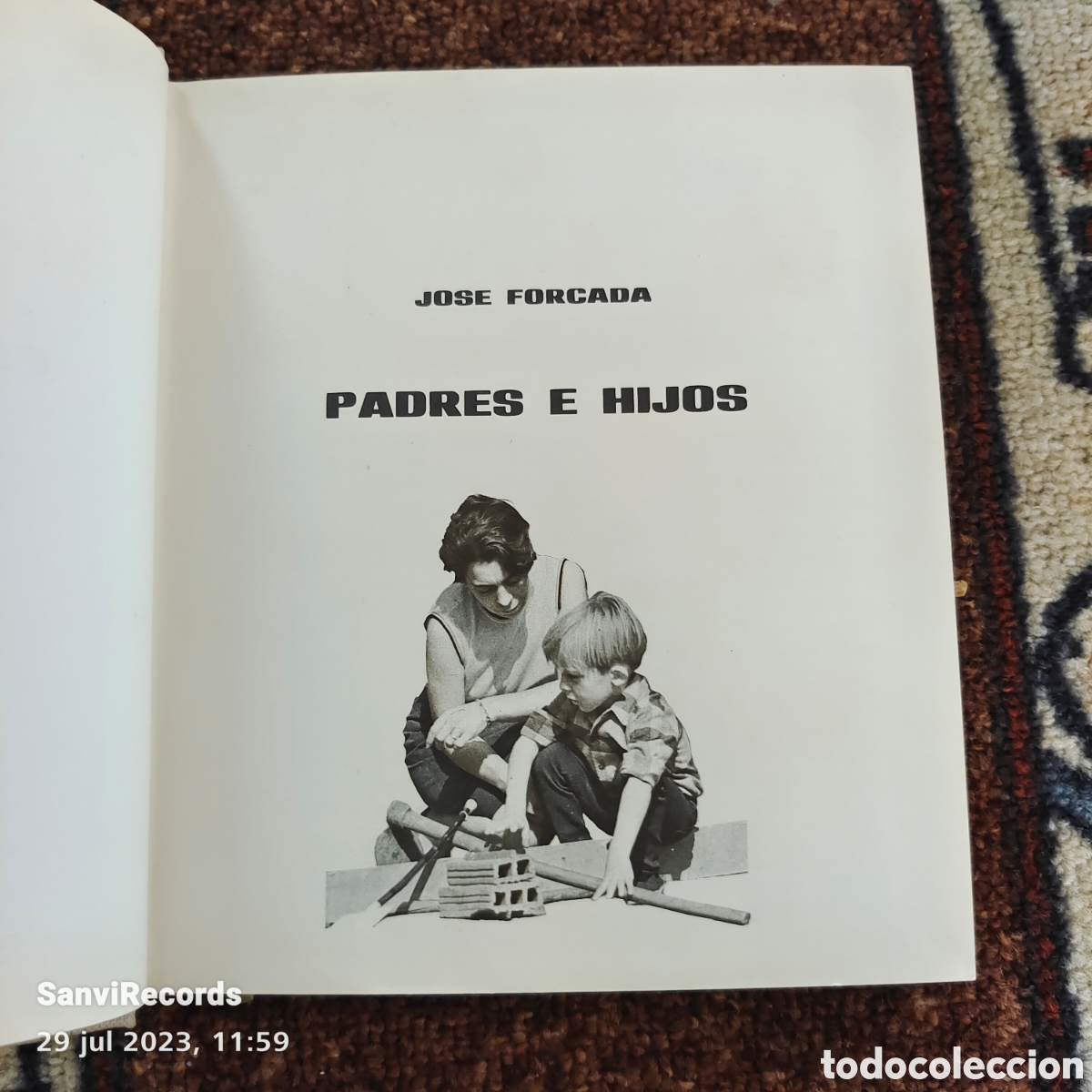 Libros de segunda mano: PADRES E HIJOS (JOSE FORCADA) (EDICIONES MENSAJERO) - Foto 2