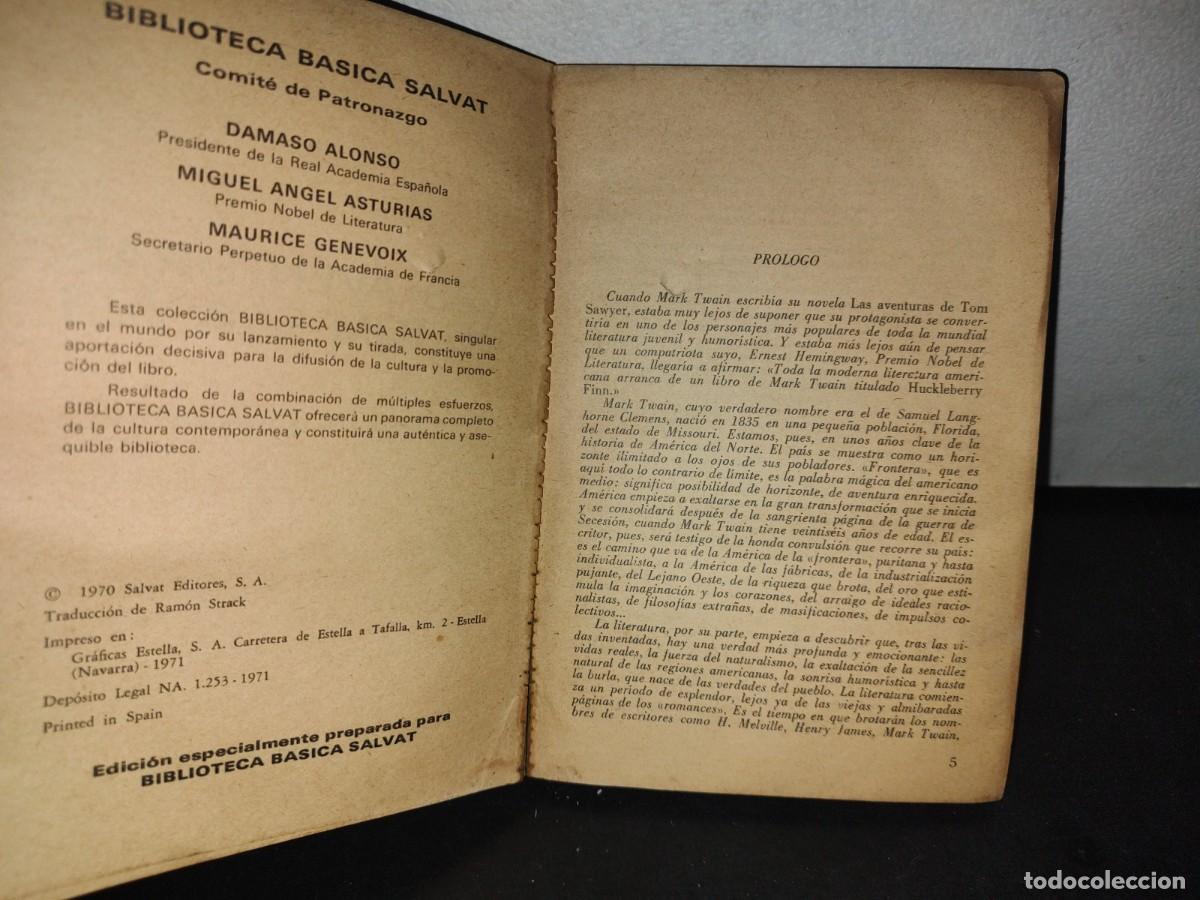 Libros de segunda mano: 165- LAS AVENTURAS DE TOM SAWYER - MARK TWAIN - Foto 5