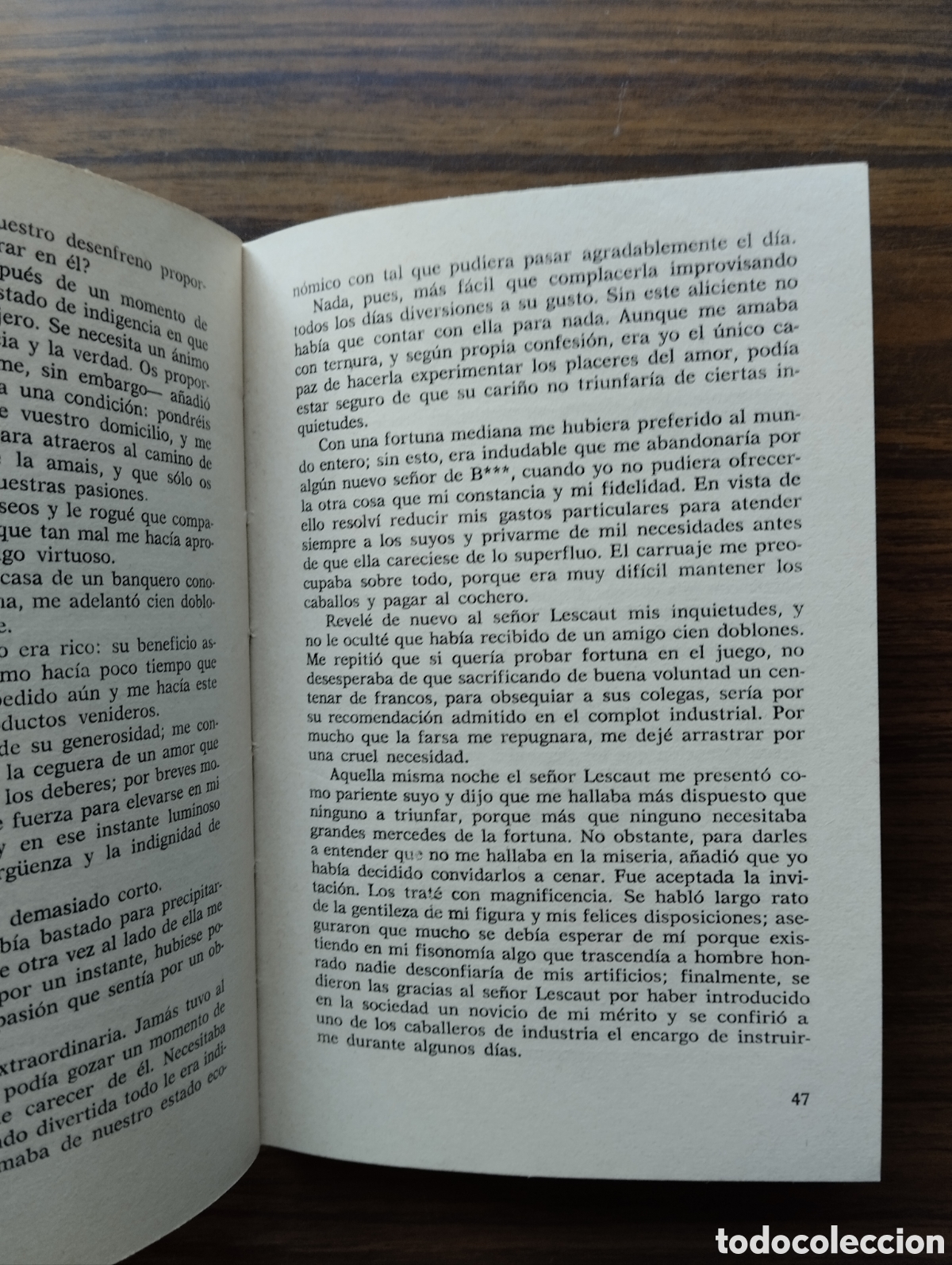 Libros de segunda mano: MANON LESCAUT. ABATE PREVOST. J. PEREZ DEL HOYO Editor 1969 - Foto 4
