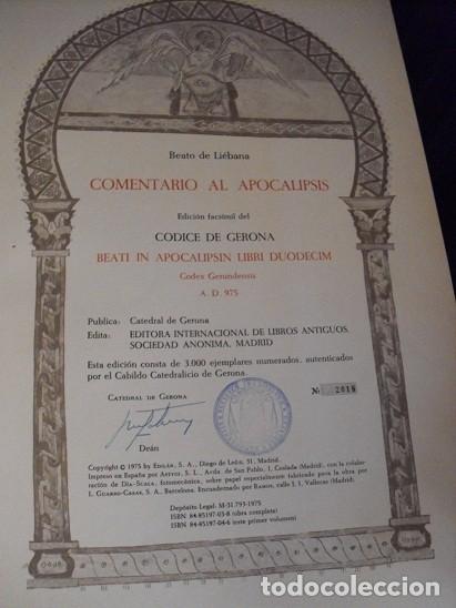 Libros de segunda mano: FACS&Iacute;MIL BEATO DE LI&Eacute;BANA - Foto 3