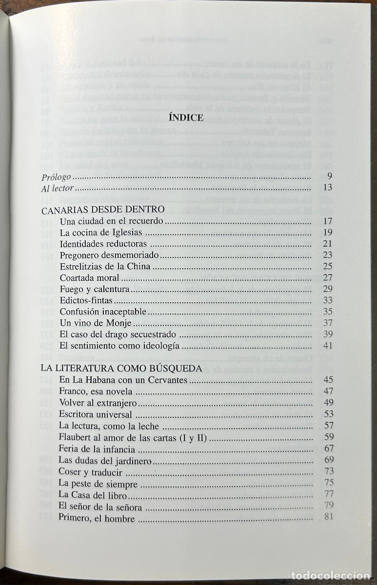 Libros de segunda mano: SIN CONCLUSIONES - ANTONIO &Aacute;LVAREZ DE LA ROSA - 2000 - CANARIAS - Foto 3