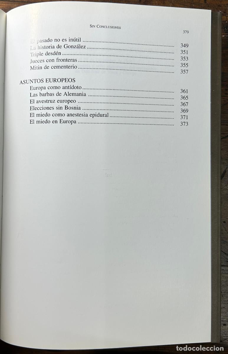 Libros de segunda mano: SIN CONCLUSIONES - ANTONIO &Aacute;LVAREZ DE LA ROSA - 2000 - CANARIAS - Foto 7