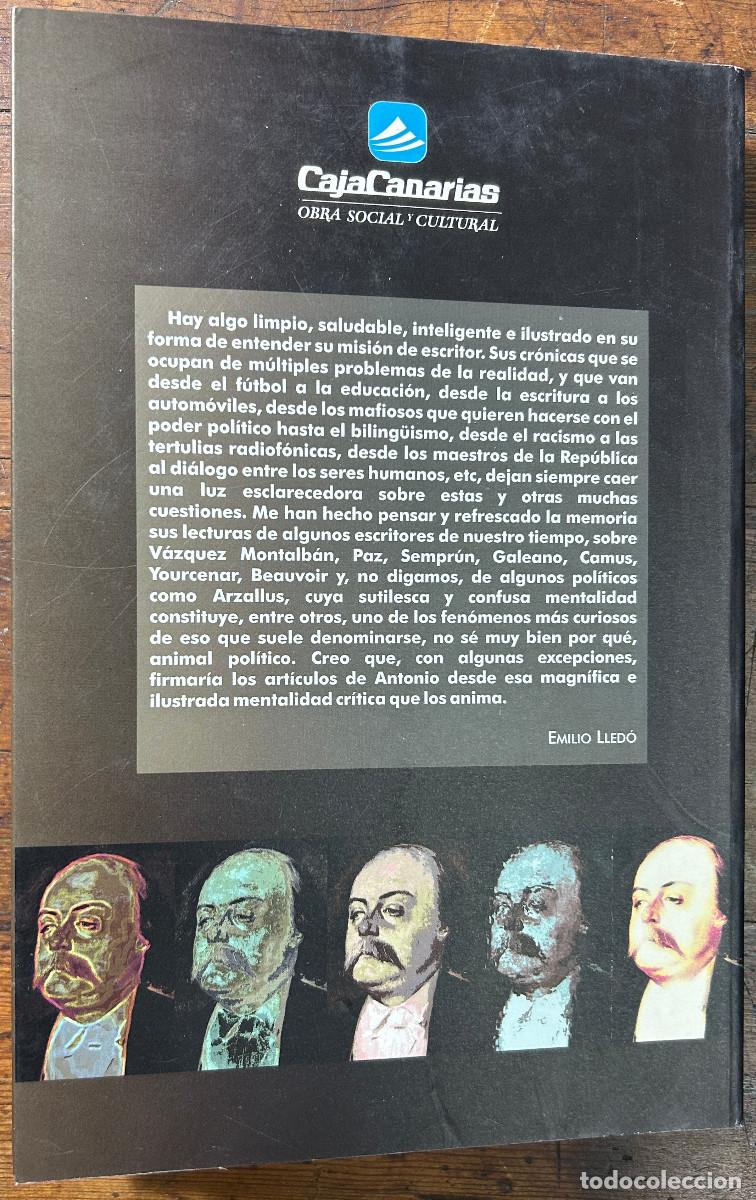 Libros de segunda mano: SIN CONCLUSIONES - ANTONIO &Aacute;LVAREZ DE LA ROSA - 2000 - CANARIAS - Foto 8