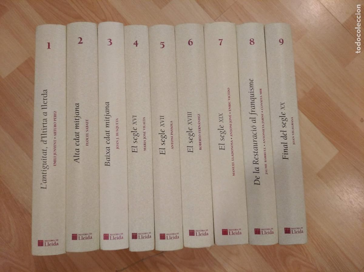 Libros de segunda mano: Hist&ograve;ria de Lleida. Pag&egrave;s Editors. 9 volums - Foto 1