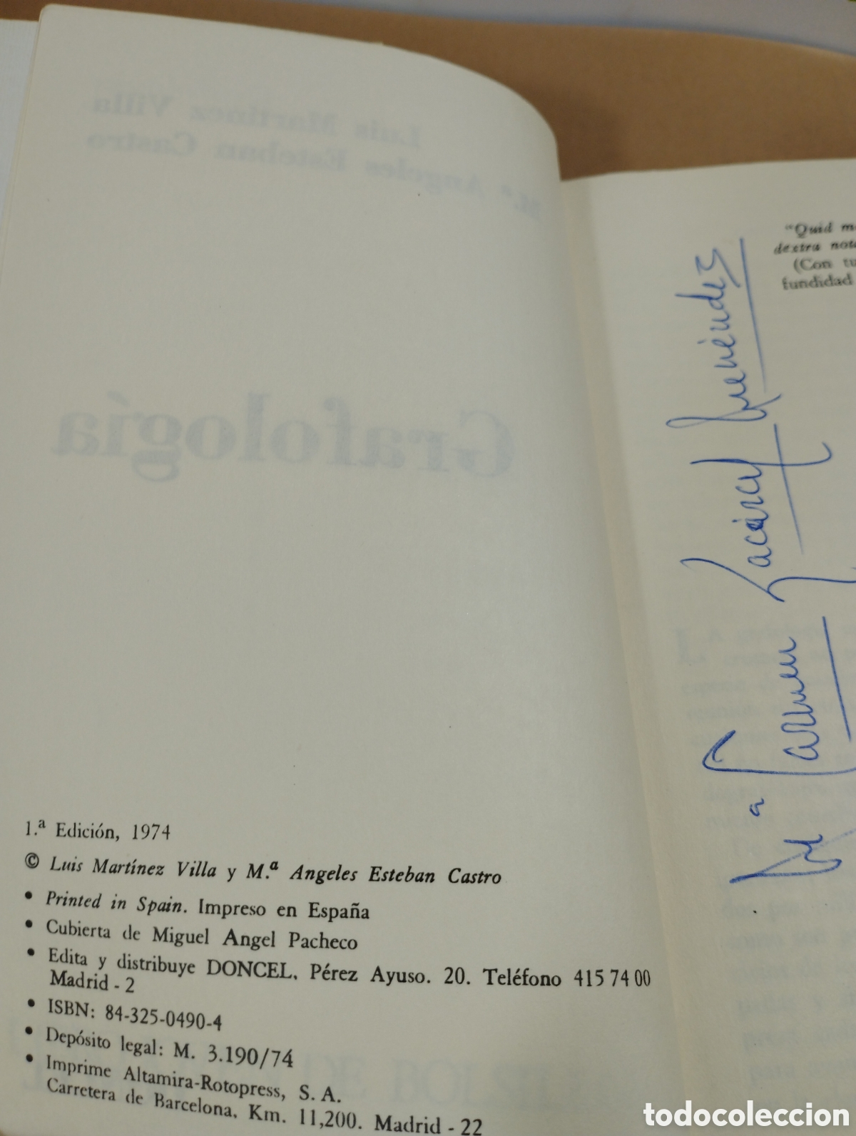 Libros de segunda mano: Grafolog&iacute;a. Libro joven de bolsillo. Doncel. - Foto 4