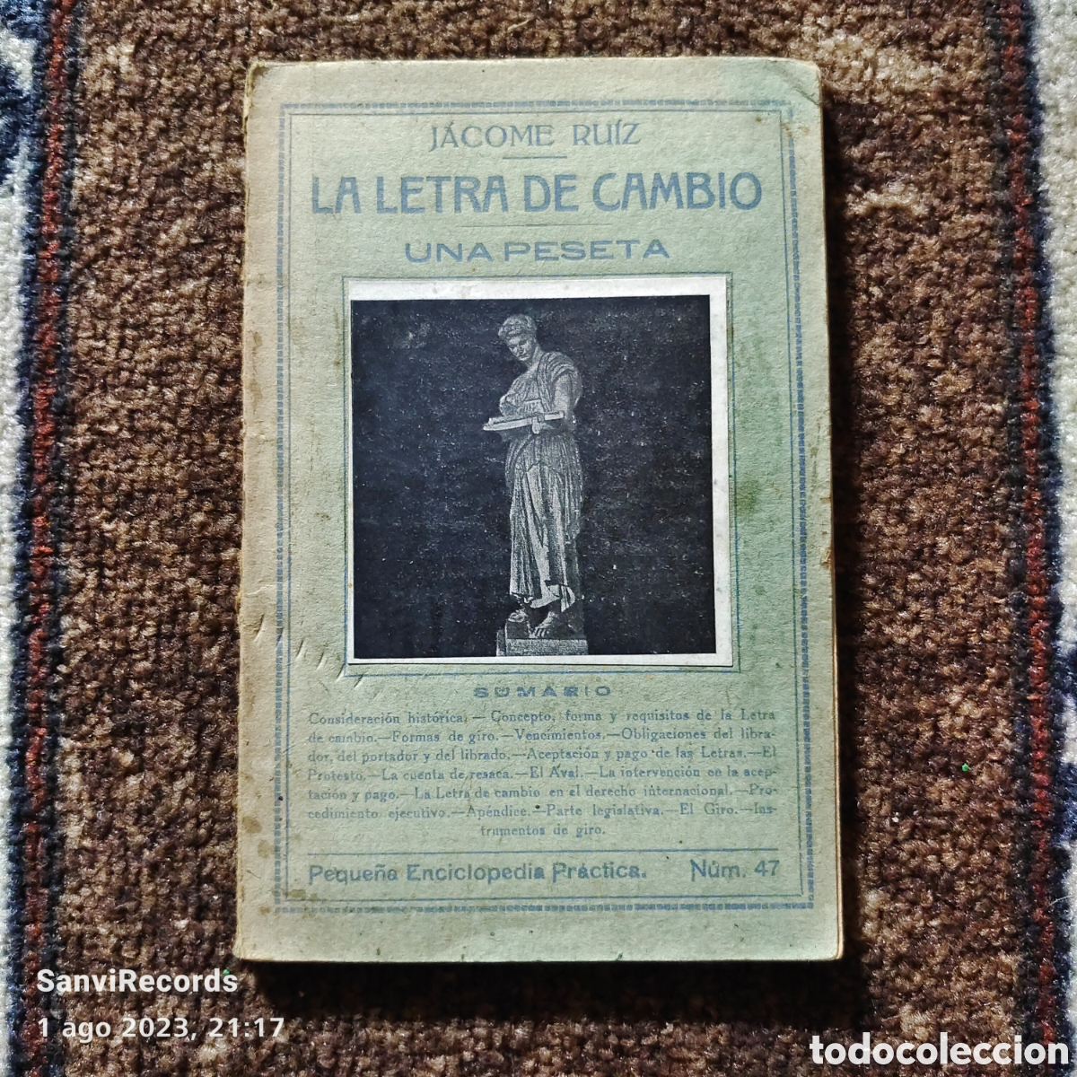 Libros de segunda mano: LA LETRA DE CAMBIO (JACOME RUIZ) - Foto 1