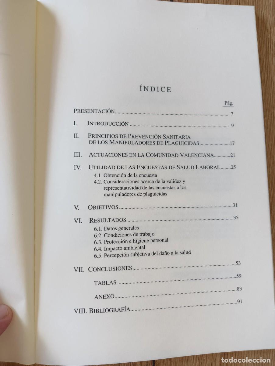 Libros de segunda mano: Condiciones de trabajo en la manipulaci&oacute;n de plaguicidas - Foto 3