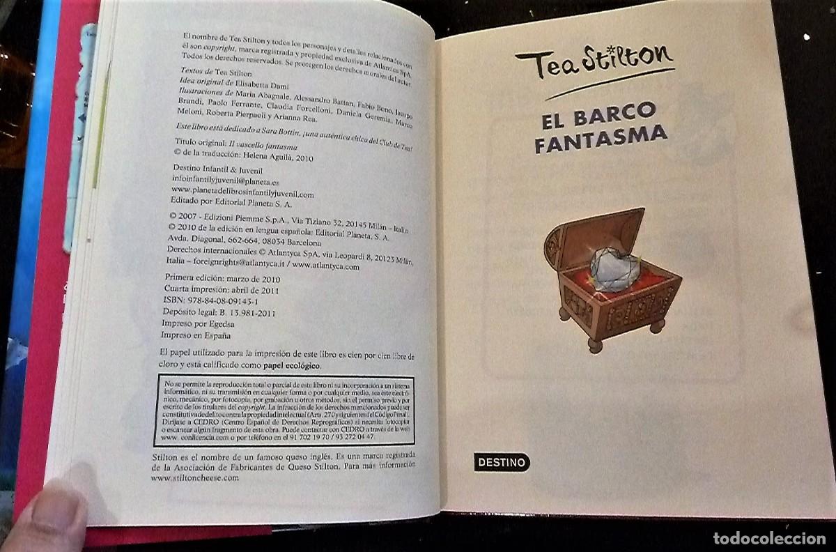 Libros de segunda mano: El barco fantasma. Tea Stilton 5 - Foto 2