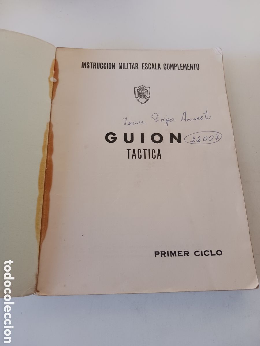 Libros de segunda mano: Gui&oacute;n T&aacute;ctica Instrucci&oacute;n militar escala complemento 1973 - Foto 2