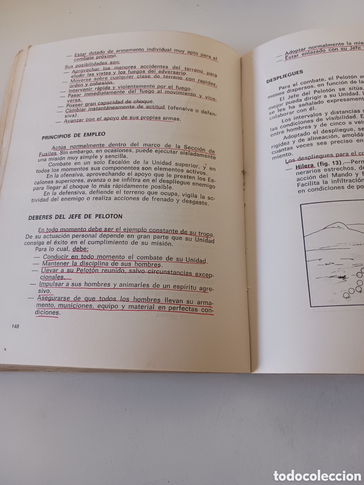 Libros de segunda mano: Gui&oacute;n T&aacute;ctica Instrucci&oacute;n militar escala complemento 1973 - Foto 9