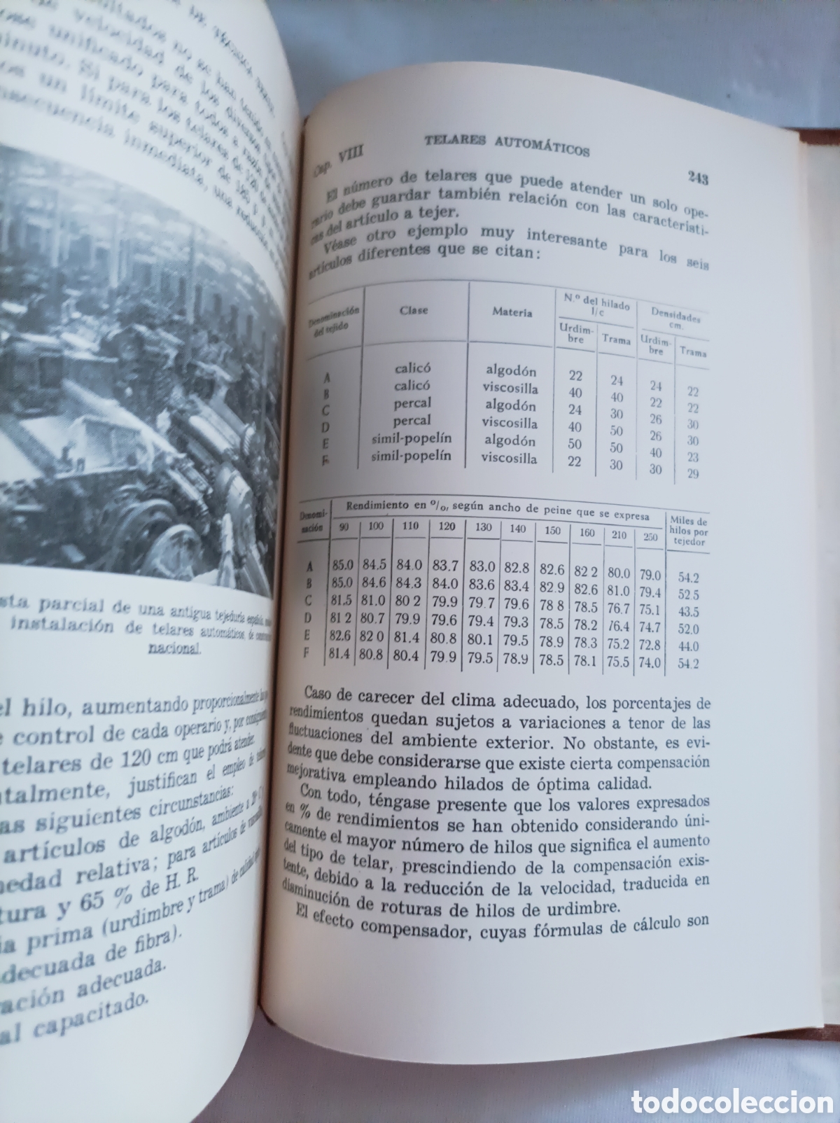 Libros de segunda mano: Telares autom&aacute;ticos -BIBLIOTECA T&Eacute;CNICA TEXTIL- Hans Maier - Foto 7