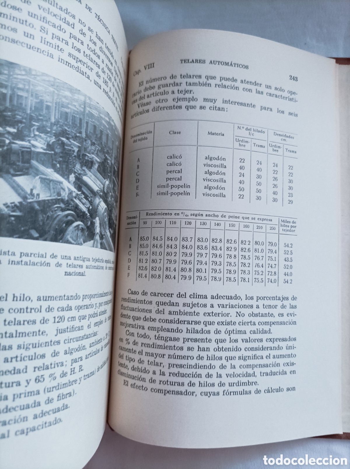 Libros de segunda mano: Telares autom&aacute;ticos -BIBLIOTECA T&Eacute;CNICA TEXTIL- Hans Maier - Foto 9