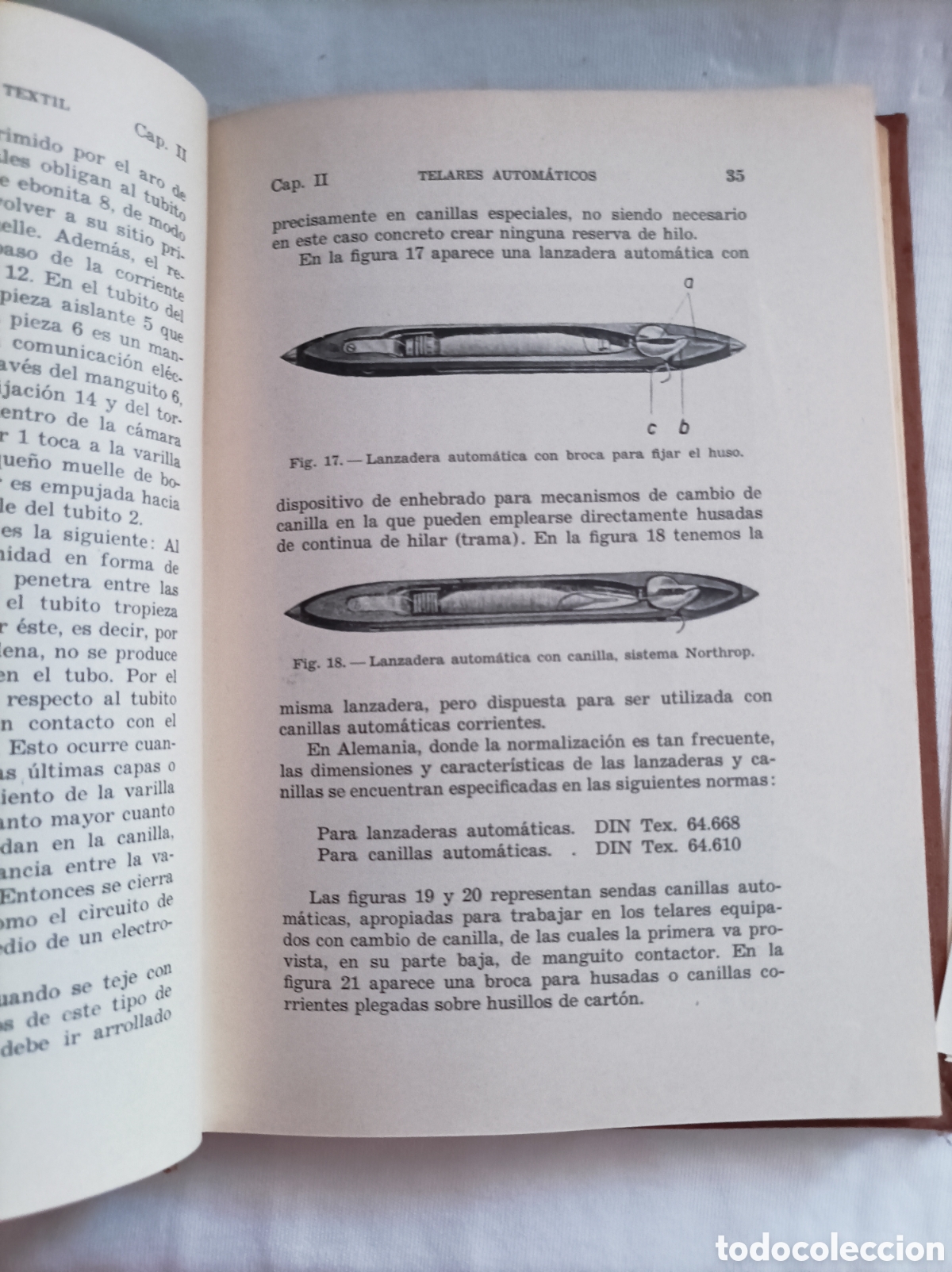 Libros de segunda mano: Telares autom&aacute;ticos -BIBLIOTECA T&Eacute;CNICA TEXTIL- Hans Maier - Foto 14
