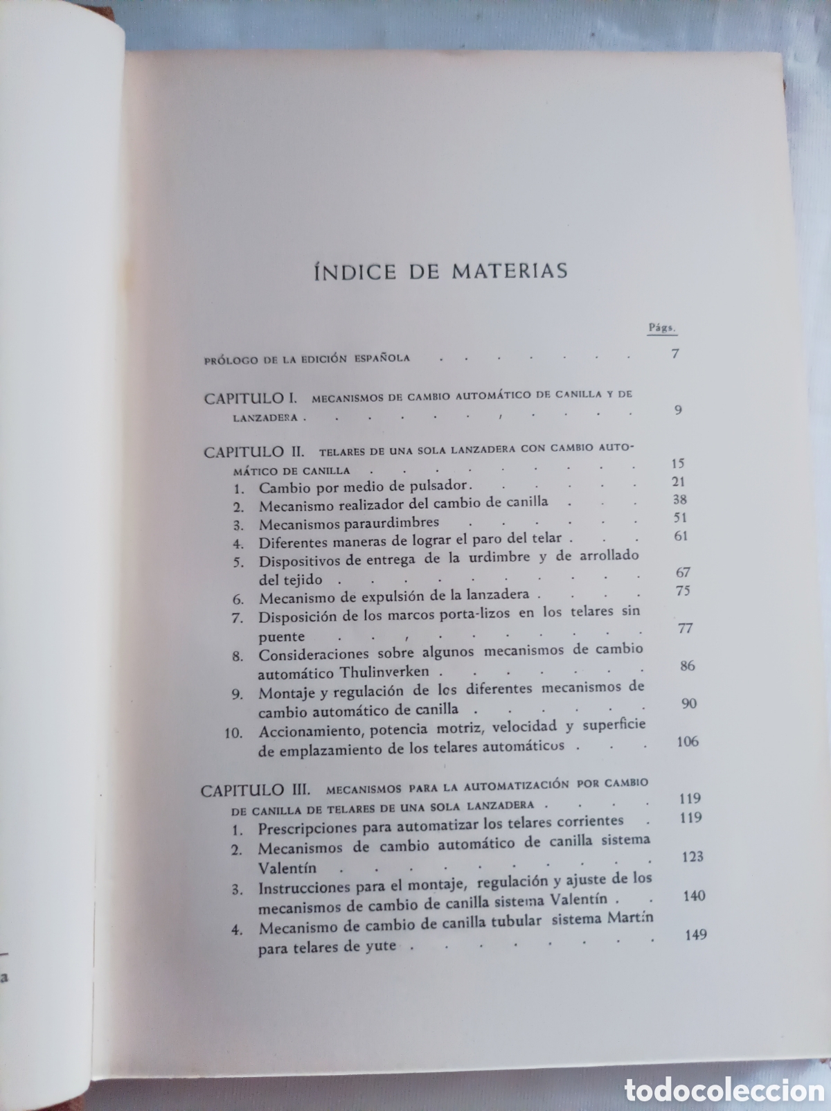 Libros de segunda mano: Telares autom&aacute;ticos -BIBLIOTECA T&Eacute;CNICA TEXTIL- Hans Maier - Foto 4