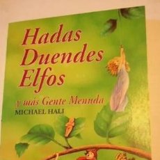 Libros de segunda mano: HADAS DUENDES ELFOS Y MAS GENTE MENUDA -- MICHAEL HALI - AÑO 1992