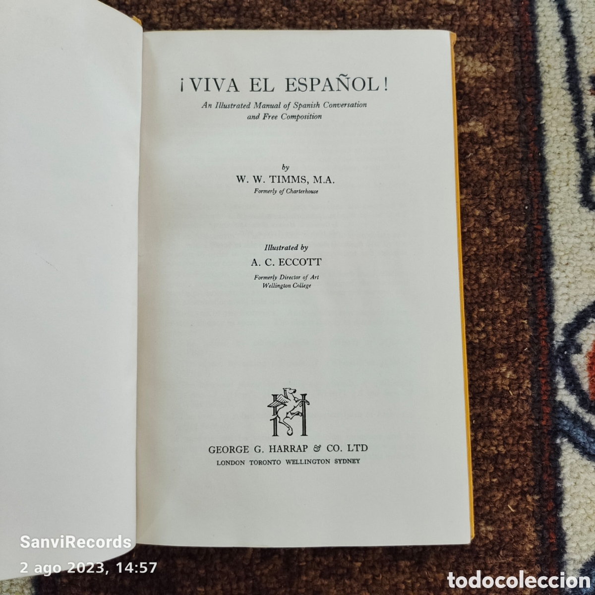Libros de segunda mano: &iexcl;VIVA EL ESPA&Ntilde;OL! (W.W. TIMMS) - Foto 2