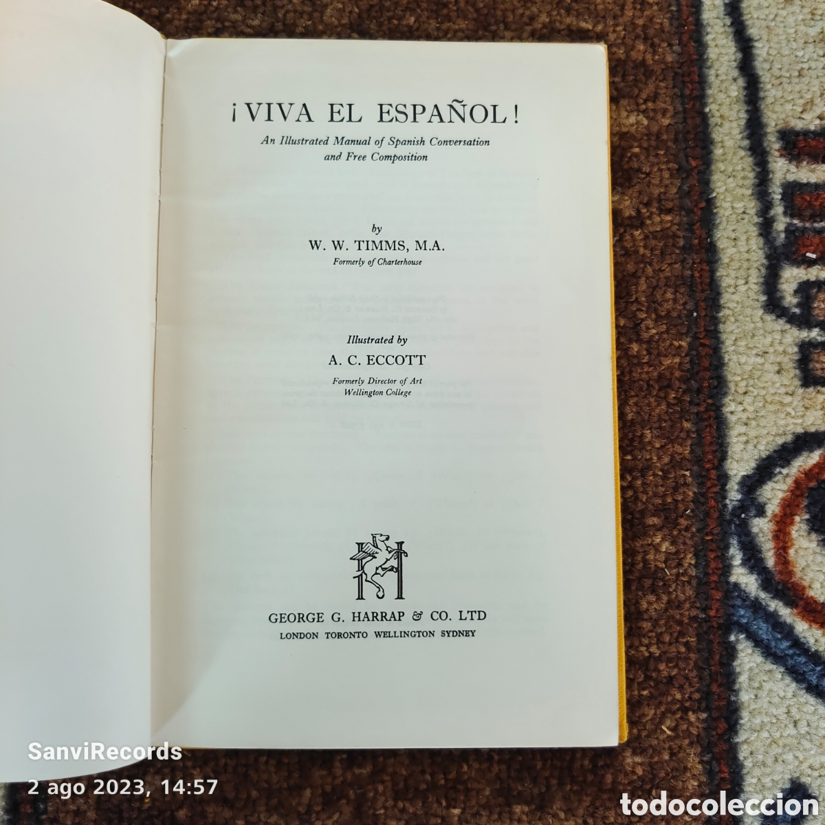 Libros de segunda mano: &iexcl;VIVA EL ESPA&Ntilde;OL! (W.W. TIMMS) - Foto 2