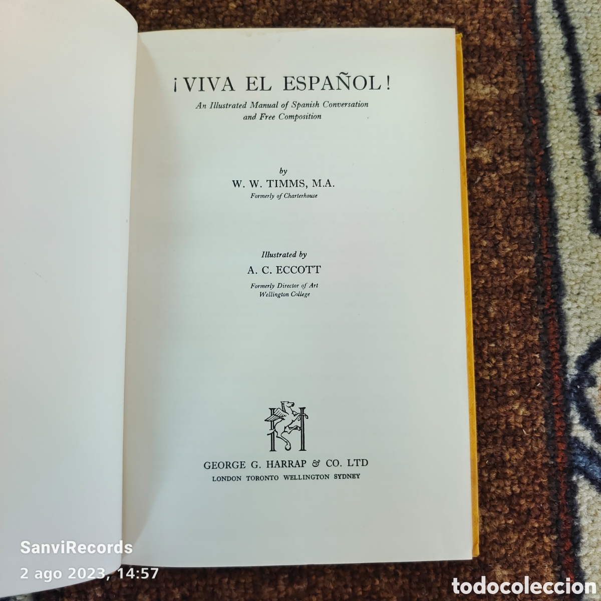 Libros de segunda mano: &iexcl;VIVA EL ESPA&Ntilde;OL! (W.W. TIMMS) - Foto 2