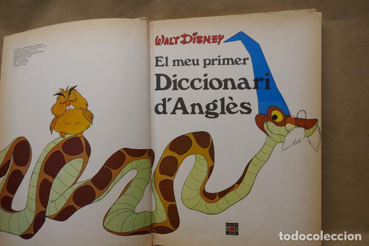 Libros de segunda mano: El meu primer diccionari dAngles - Walt Disney (en Catalan) - Foto 7