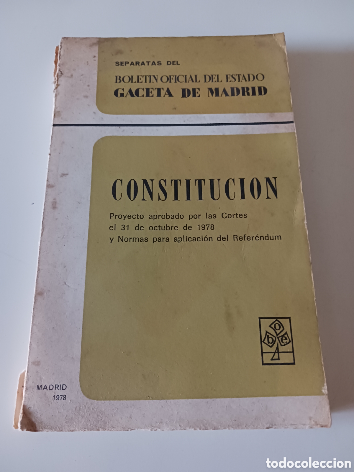 Libros de segunda mano: La constituci&oacute;n 1978 - Foto 1
