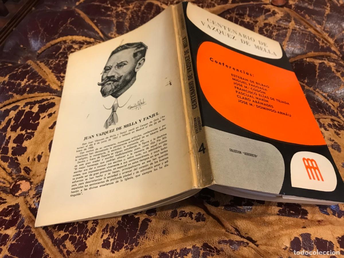 Libros de segunda mano: CENTENARIO DE V&Aacute;ZQUEZ DE MELLA. 1963, MADRID - Foto 1