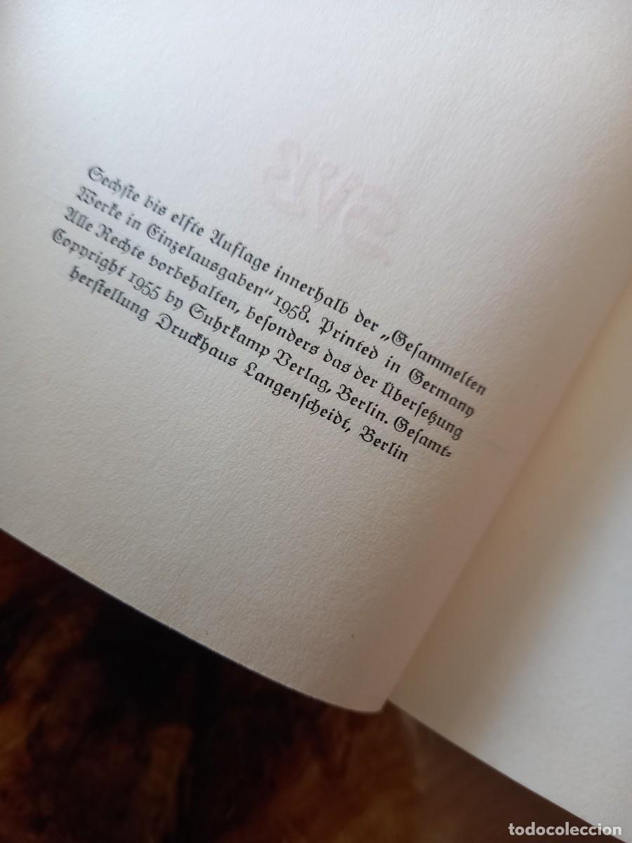 Libros de segunda mano: GERTRUD - HERMANN HESSE - SUHRKAMP - 1958 - Foto 5